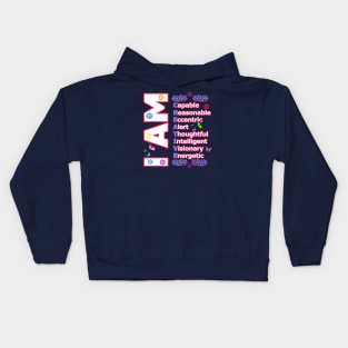 I Am CREATIVE! - Self love Motivation Kids Hoodie